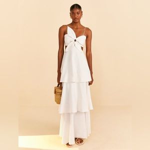 Farm Rio Flower Tiered Dress